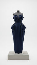 Midnight Blue Sculptural Dress